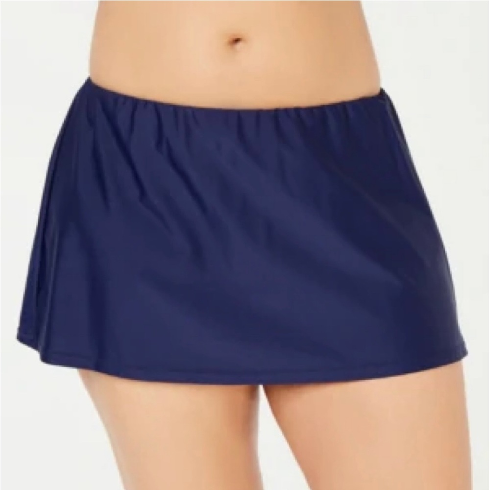 Island Escape Plus Size Swim Skirt